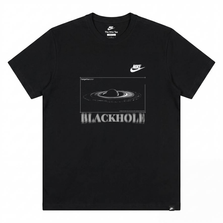 Nike Nike Sportswear T Shirts Unisex Black Crew Neck Moderate