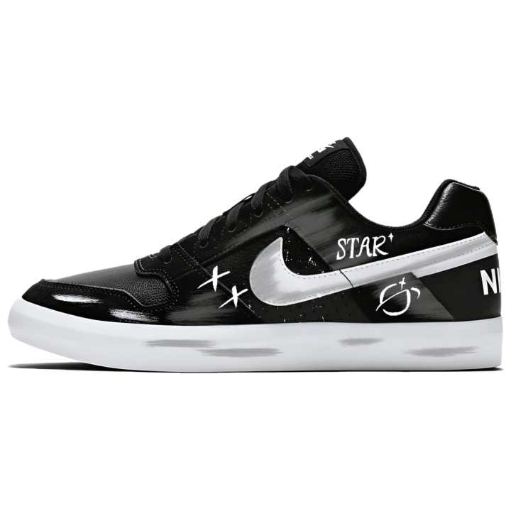 Nike Nike SB Delta Skateboard Shoes Unisex Low Top Black, Gray, White Color Blocking