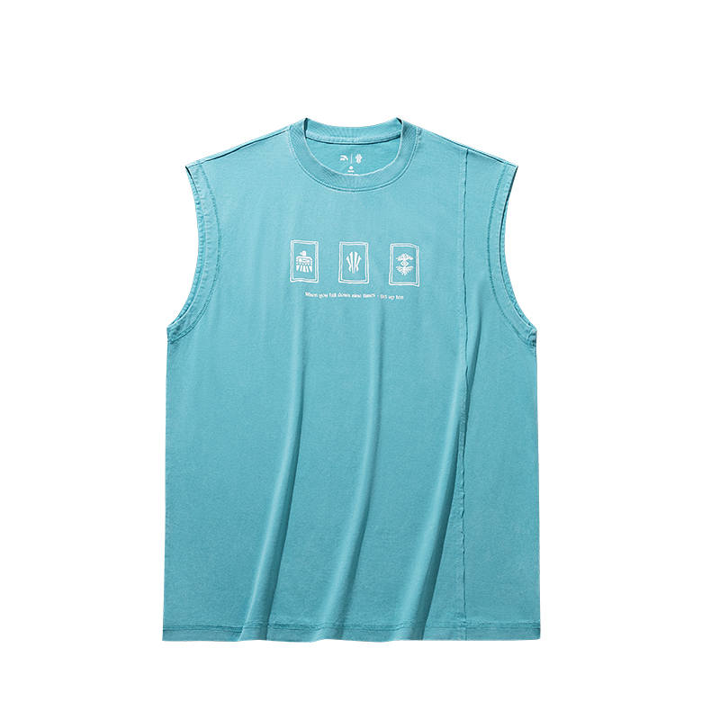 Anta Tank Top Unisex Sea Jade Blue