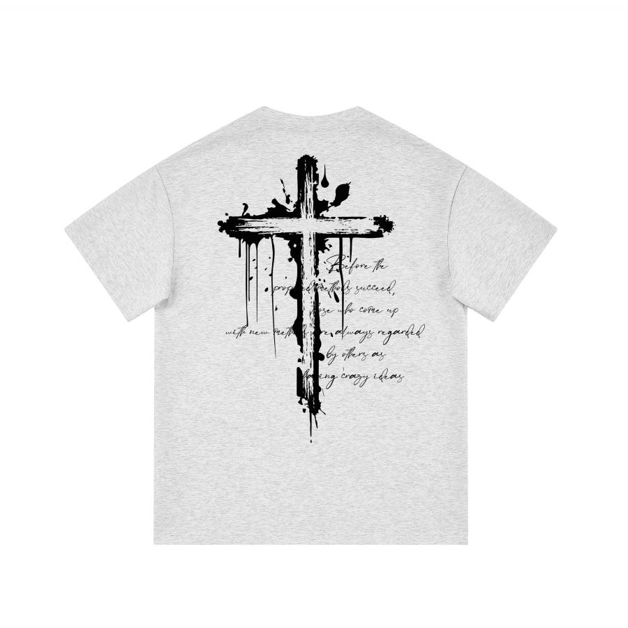 DEERWAY T Shirts Unisex Crew Neck Moderate Straight Fit