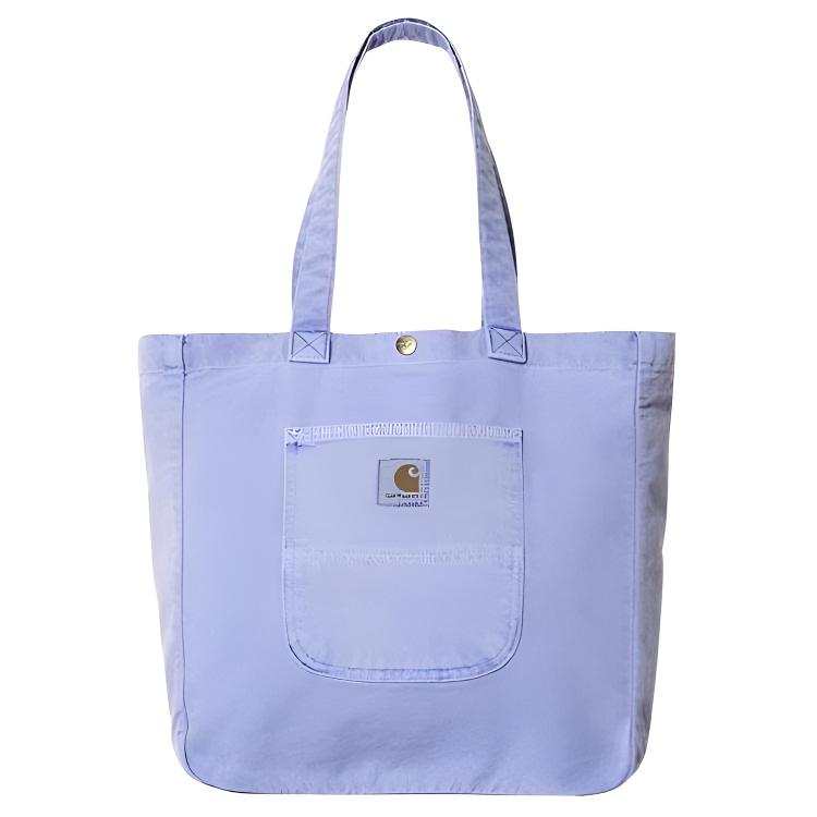 Carhartt Polyester Tote Bag, Shopping Bag, Handbag, Shoulder Bag Regular Unisex Light Blue