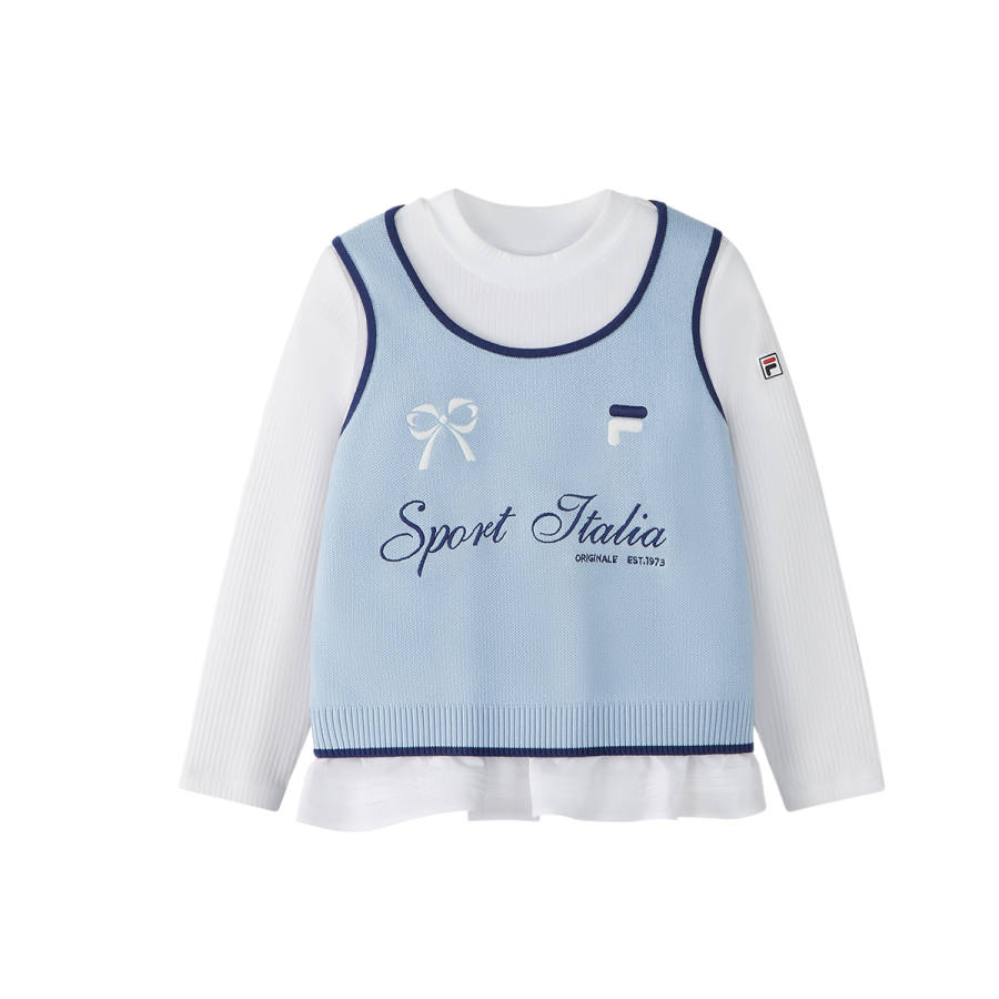 FILA KIDS T Shirt 2 Pack Standard White Children Aged 3 7 Years Old
