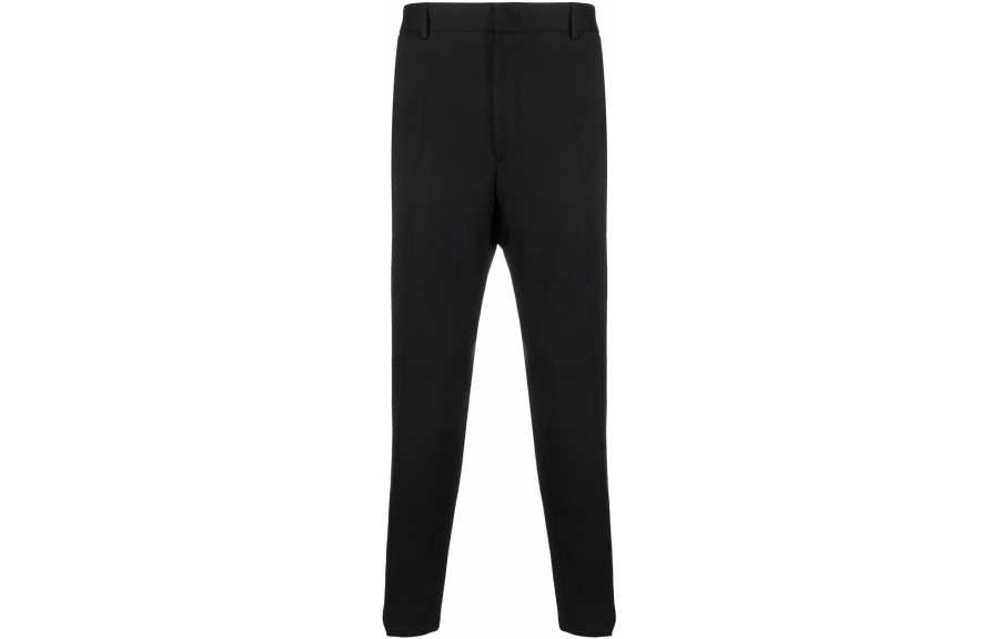 JIL SANDER Casual Pants Men's Black Moderate Straight Fit Pants