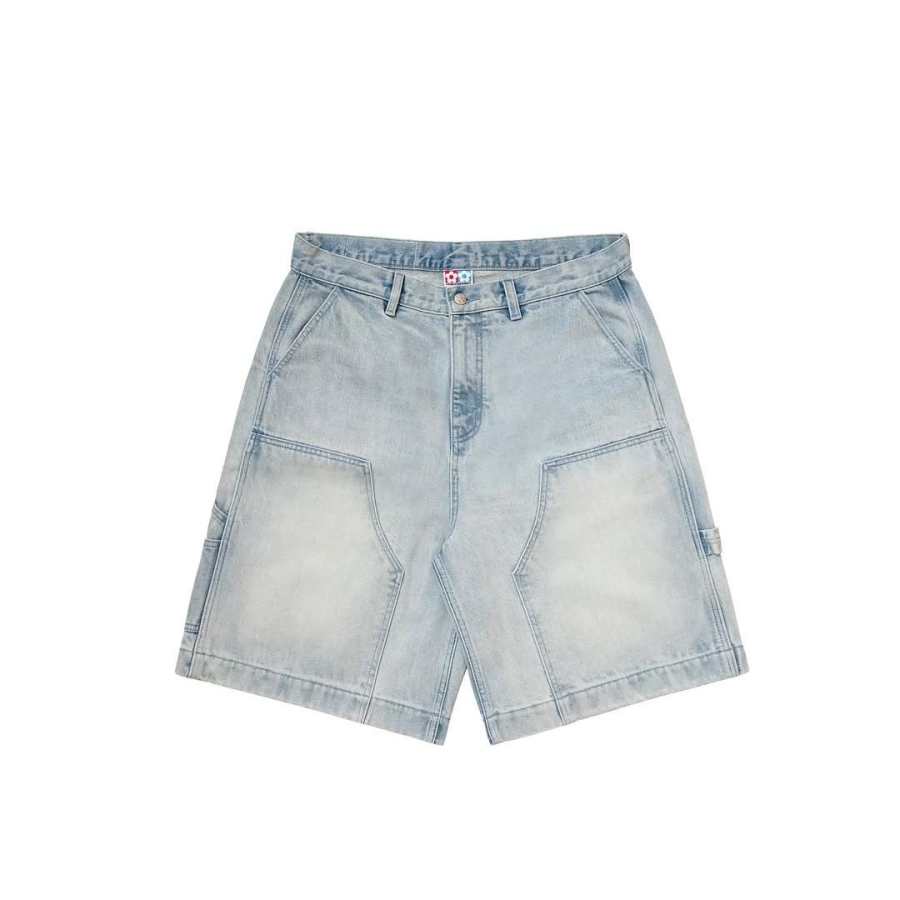 Vandy The Pink Denim Shorts Unisex Light Blue Moderate