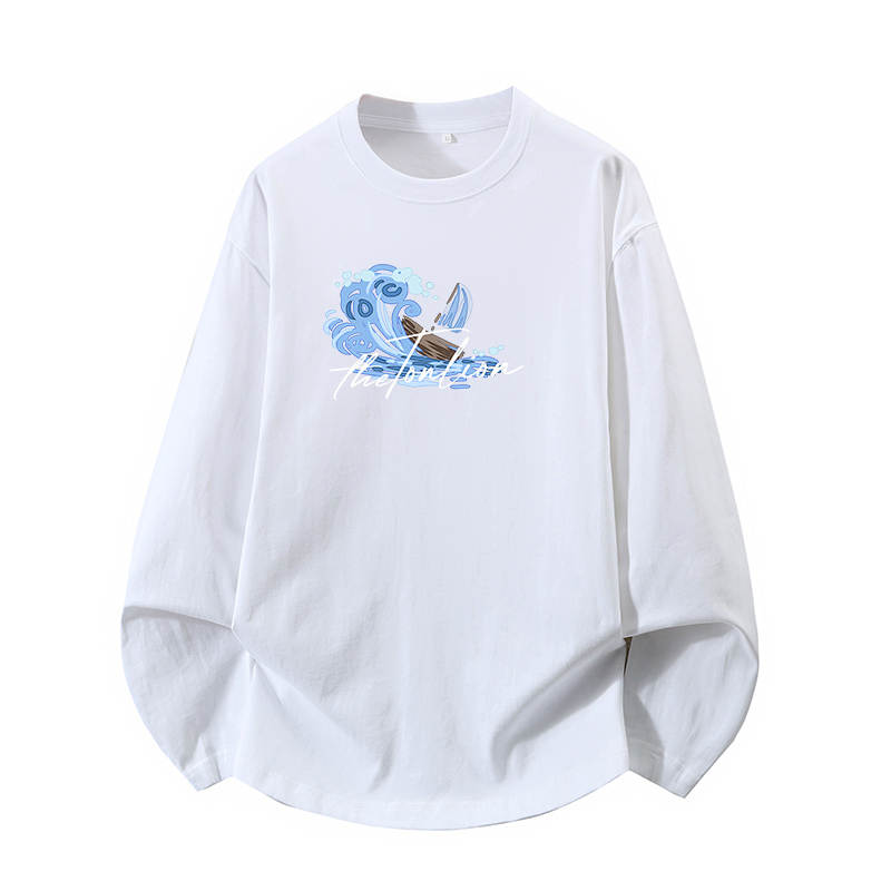 Tonlion T Shirts Unisex Crew Neck Moderate Straight Fit