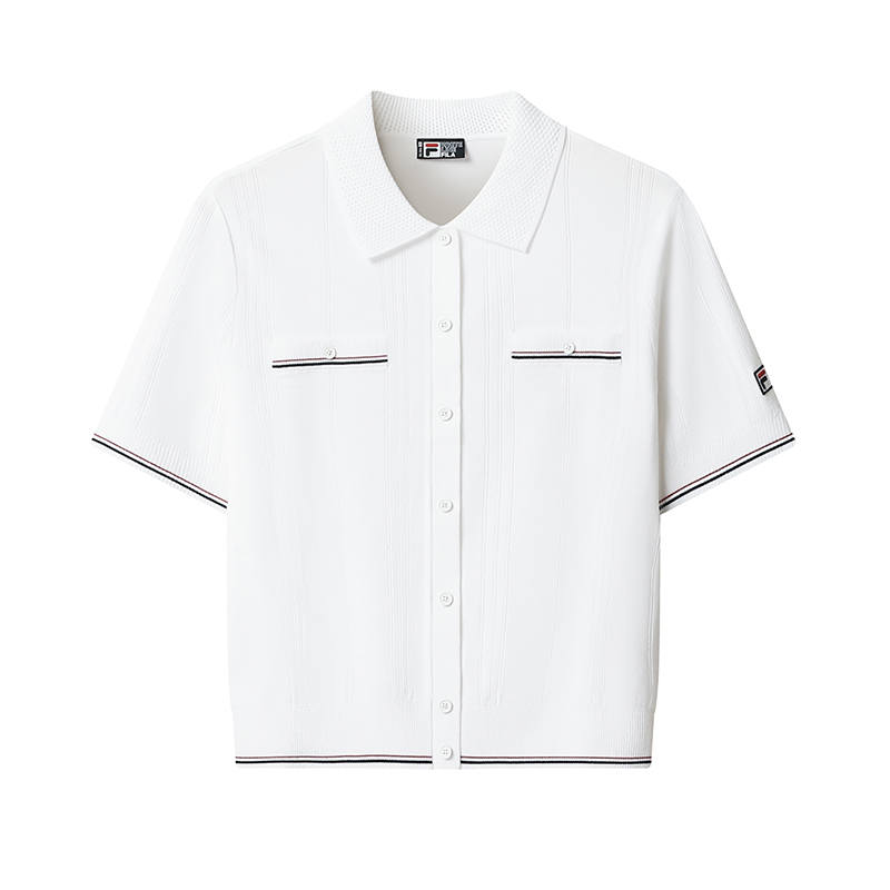 FILA Heritage Knitwear Women's Cloud White