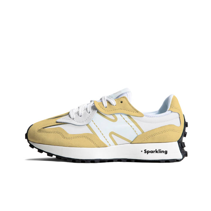 New Balance New Balance NB 327 Running Shoes Unisex Low Top White/Yellow