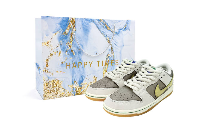 Nike Nike Dunk SB Low top Skateboard Shoes Unisex Beige Green