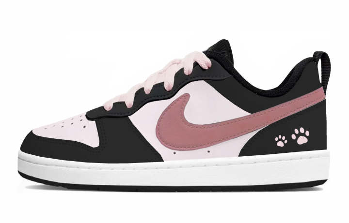 Nike Nike Court Borough 2 Low top Skateboard Shoes Women's Black Pink