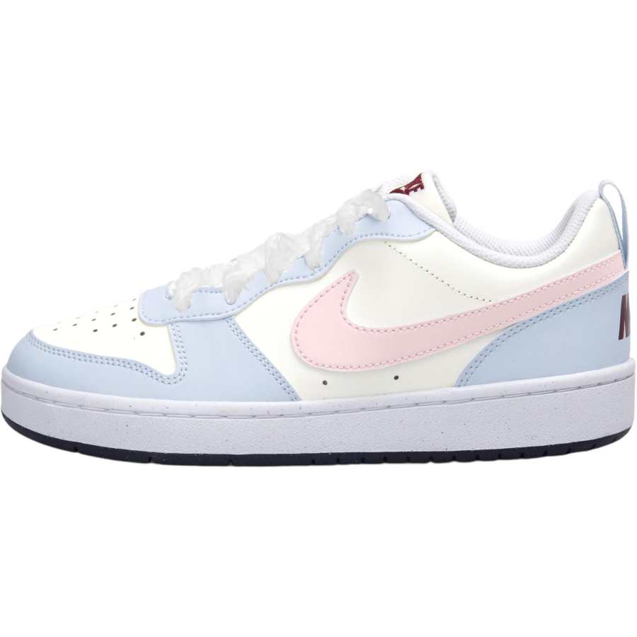 Nike Nike Court Borough Low top Kids' Skateboarding Shoes Beige Blue Teenagers