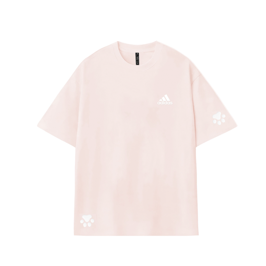 Adidas Adidas MUST HAVES T Shirts Unisex Pink Crew Neck Thin Straight Fit