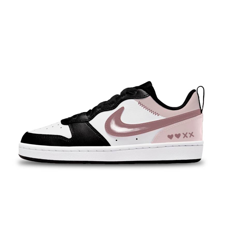 Nike Nike Court Borough Leather Abrasion Resistant Abrasion Resistant Low top Kids' Skateboarding Shoes Unisex