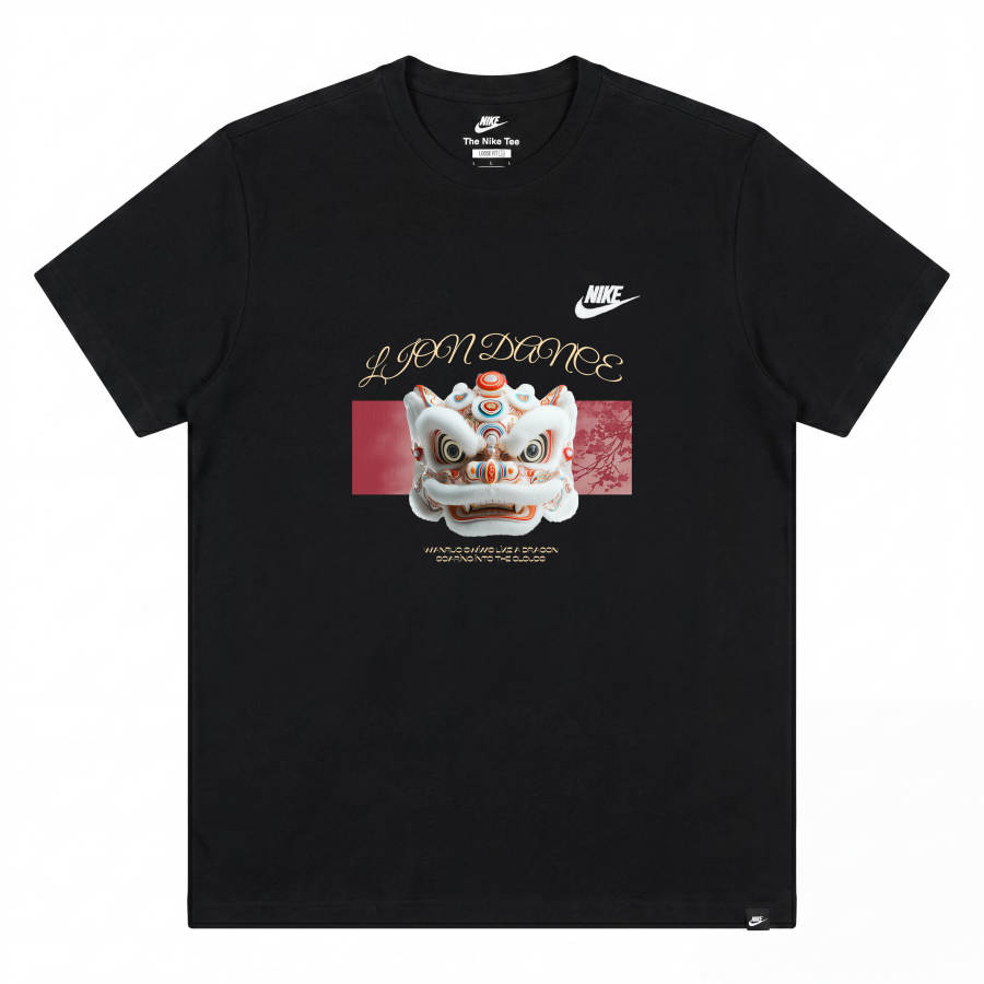 Nike Nike Sportswear T Shirts Unisex Black Crew Neck Moderate