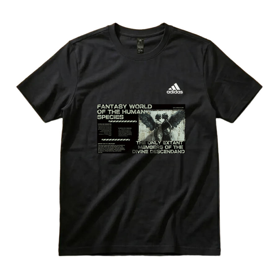 Adidas Adidas T Shirts Unisex Black Crew Neck Moderate