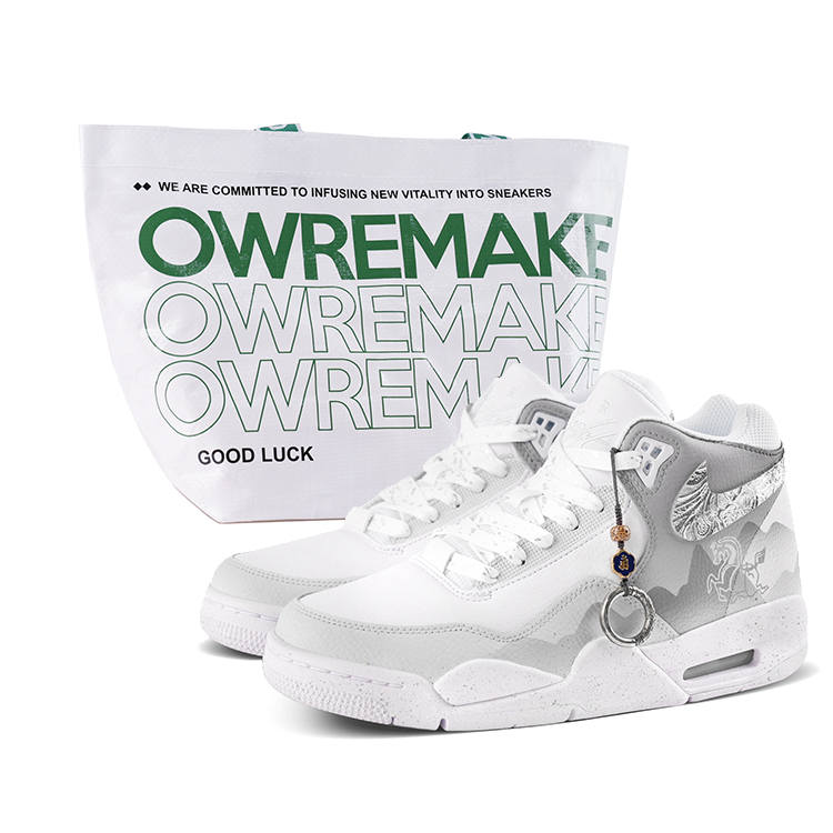 Nike Nike Flight Legacy Abrasion Resistant Abrasion Resistant Mid top Vintage Basketball Shoes Unisex Gray White