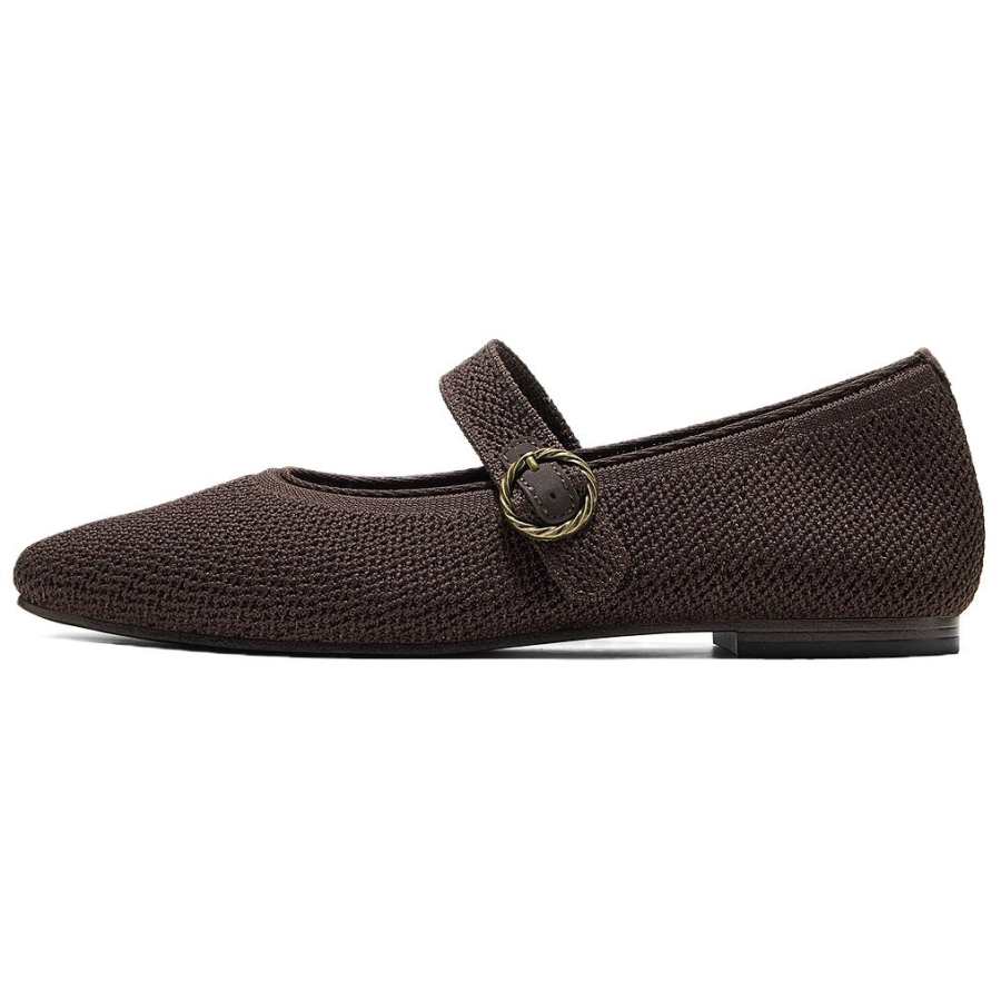 Skechers Modern Comfort Mary Jane Shoes Women's Chocolate Brown