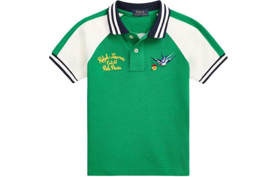 Polo Ralph Lauren Polo Shirt SS24 Green Kids'