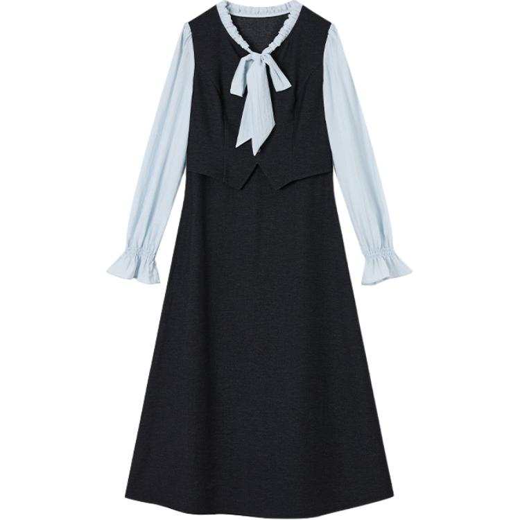 XIANGYING Long Sleeved Dress Women's