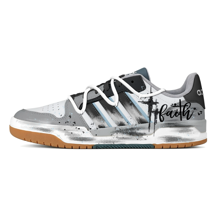 Adidas Adidas ENTRAP Gray Trace Message Synthetic Leather Lightweight Breathable Height Increasing Low top Skateboard Shoes