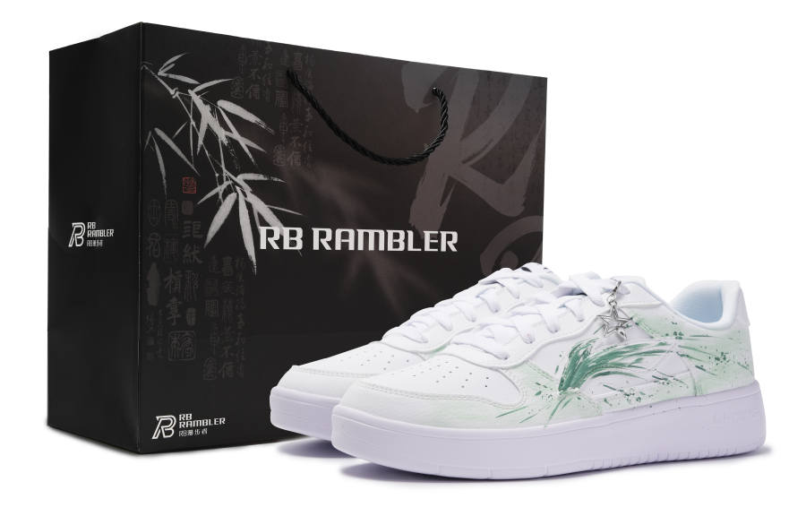 Li-Ning Li Ning Floating Boat Abrasion Resistant Slip Resistant Low top Skateboard Shoes Men's White Green