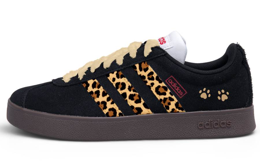 Adidas Adidas VL COURT 2.0 Low top Skateboard Shoes Unisex Black Brown