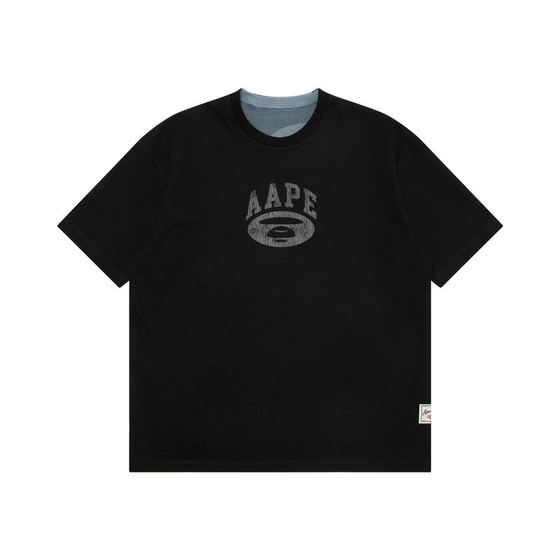 Aape T Shirts Men's Crew Neck Moderate Straight Fit