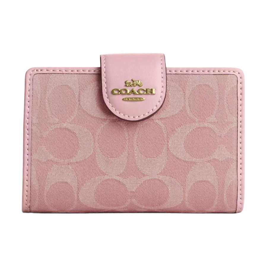 COACH COACH Corner Zip Wallets Light Pink