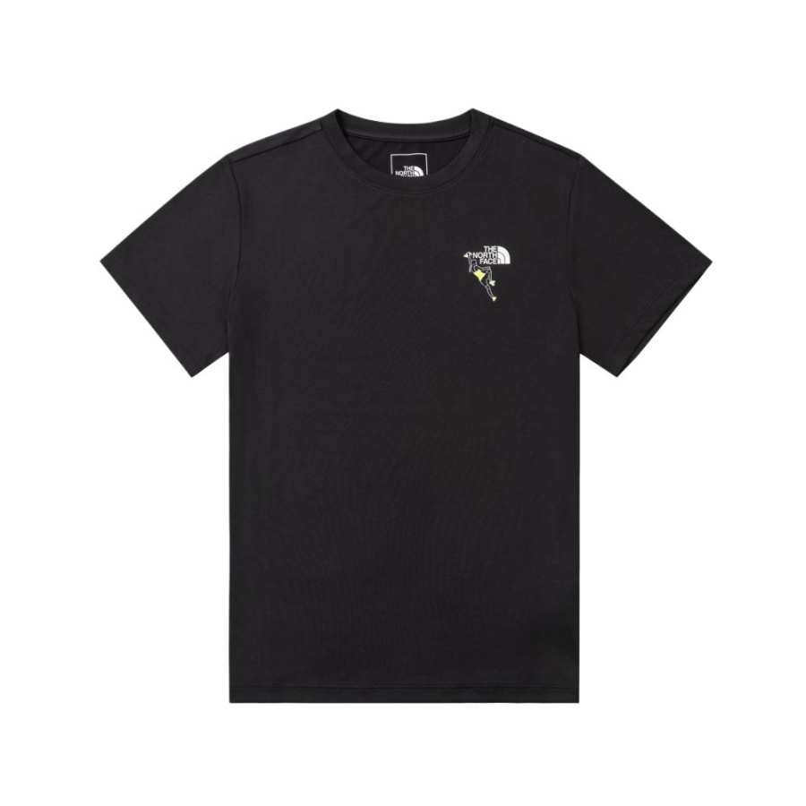 THE NORTH FACE Quick Dry T Shirts Women's JK3/Cosmic Black Crew Neck Thin