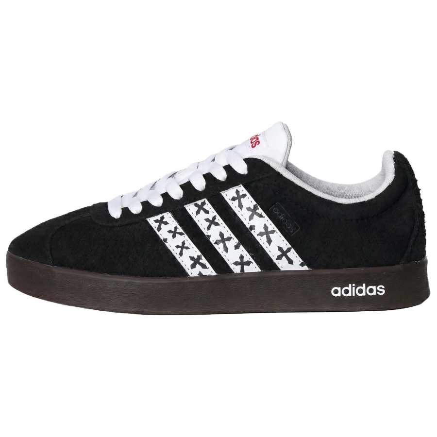 Adidas Adidas VL COURT 2.0 Slip Resistant Cushioning Abrasion Resistant Lightweight Low top Skateboard Shoes Unisex Black