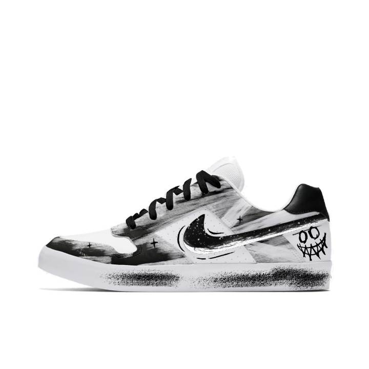 Nike Nike SB Delta Skateboard Shoes Unisex Low Top Black/White/Gray