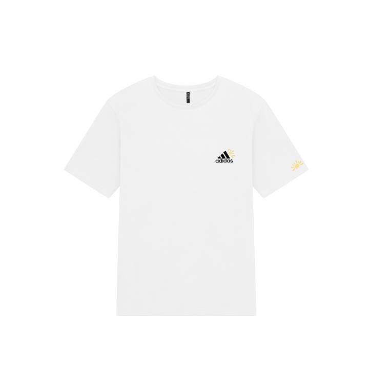 Adidas Adidas MUST HAVES T Shirts Unisex White Crew Neck Moderate
