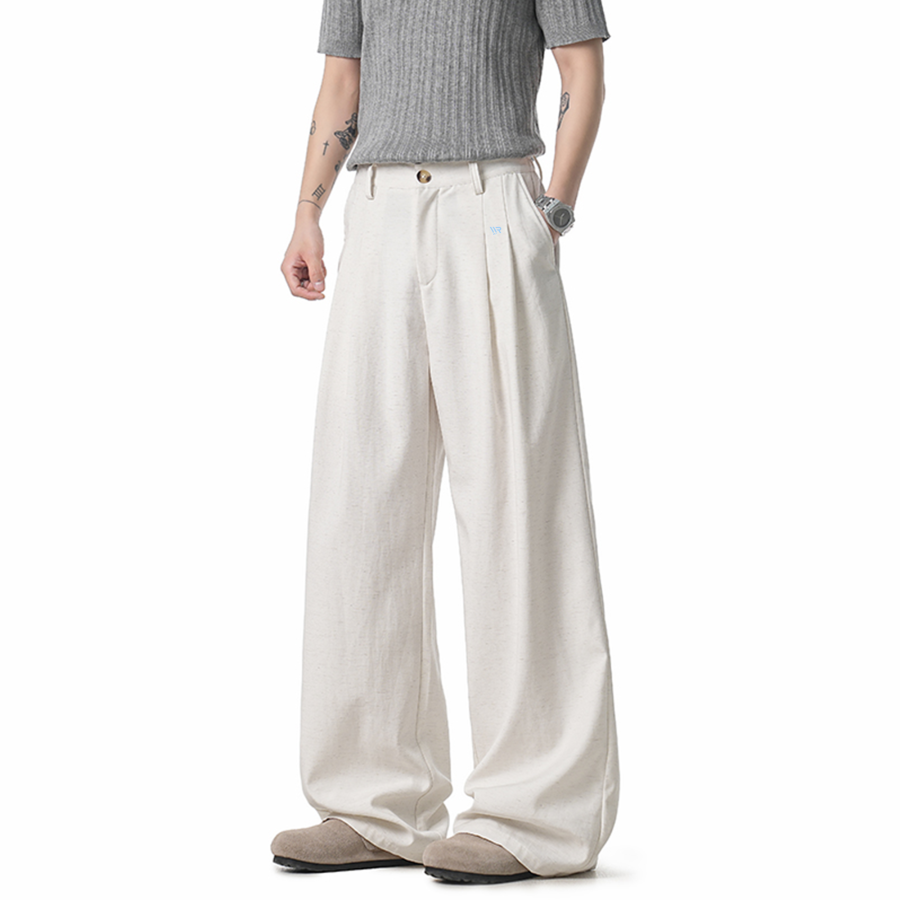WARRIOR WARRIOR Suit Pants Unisex Thin Straight Fit Pants