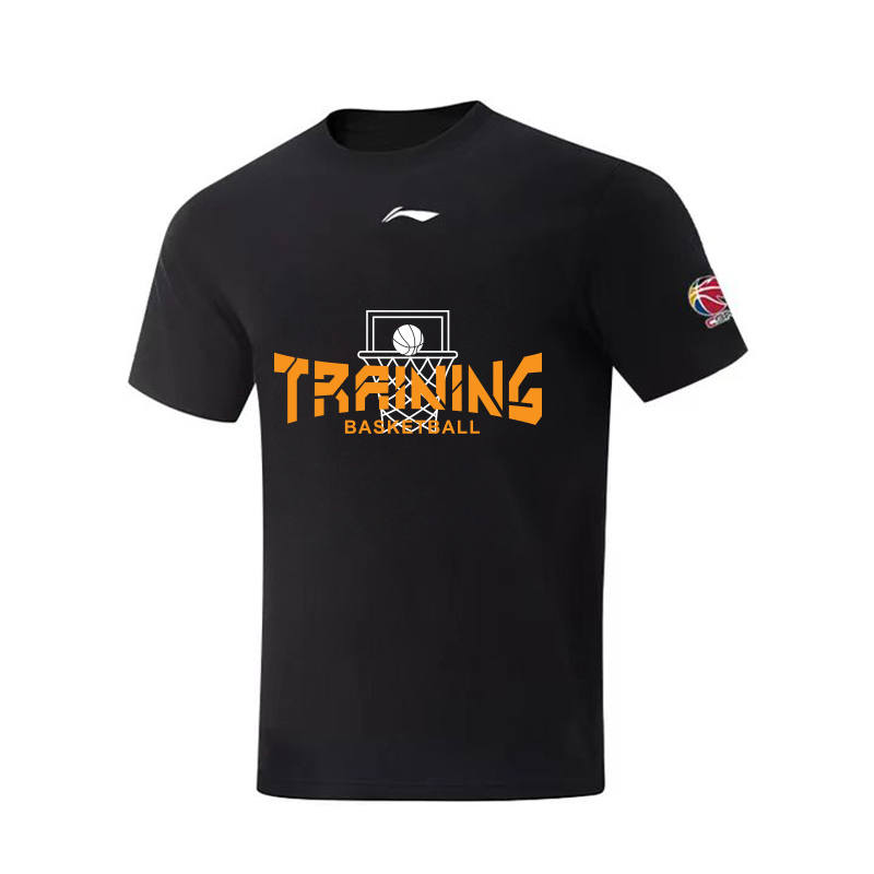 Li-Ning Li Ning Short Sleeved T Shirts Unisex Black