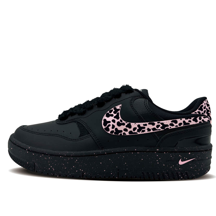 Nike Nike Gamma Force Black Nai Abrasion Resistant Abrasion Resistant Low top Skateboard Shoes Unisex Pink