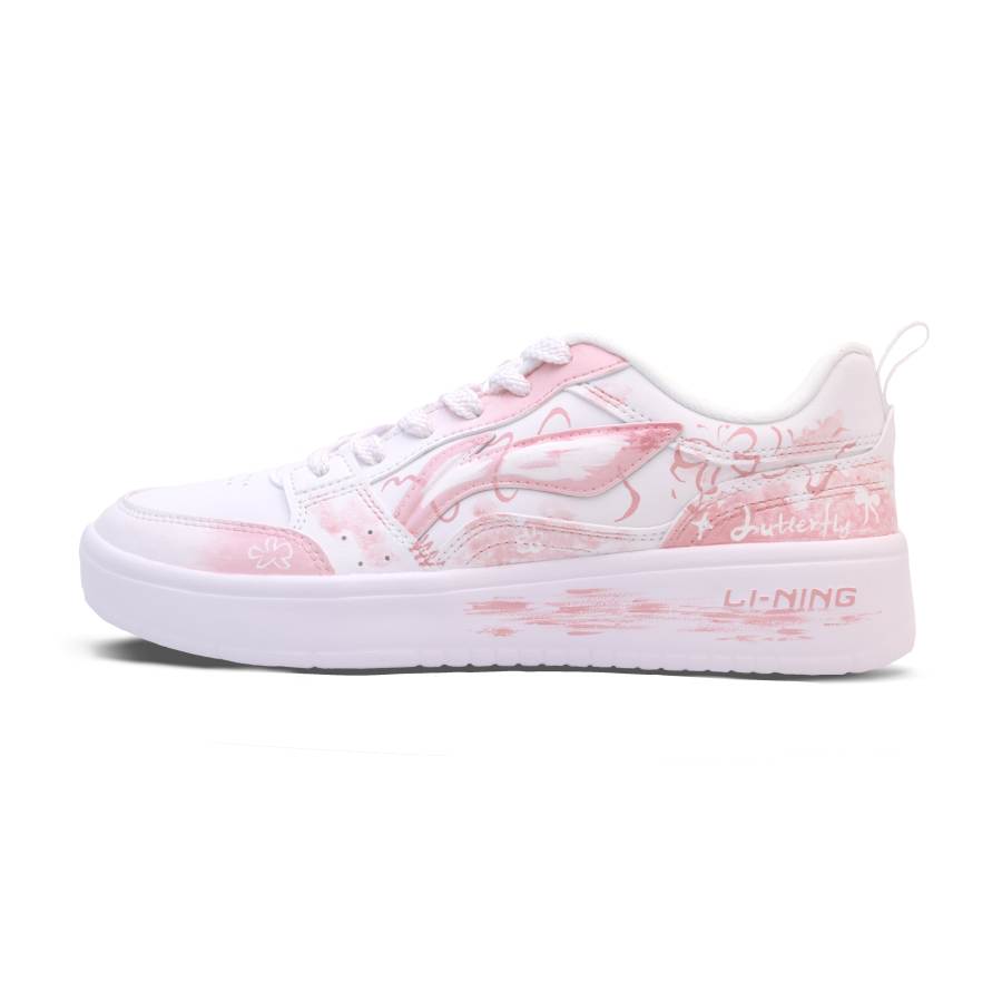 Li-Ning Li Ning Sycee Abrasion Resistant Height Increasing Low top Skateboard Shoes Women's