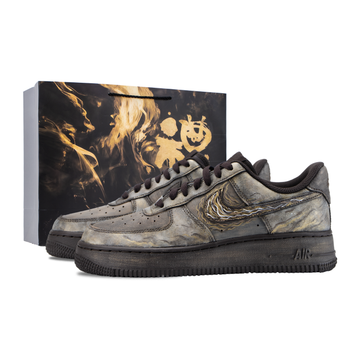Nike Nike Air Force 1 Skateboard Shoes Men's Low Top Brown/Black