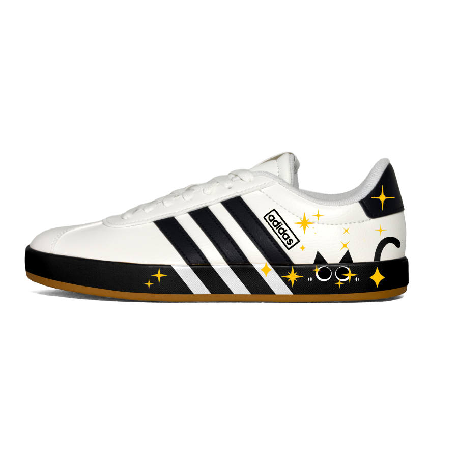 Adidas Adidas VL COURT 3.0 Cute Graffiti Low top German Army Trainers Unisex White
