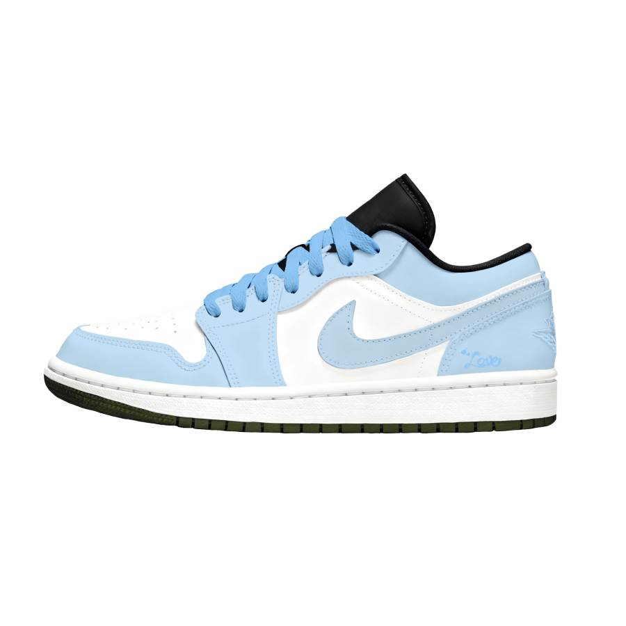 Jordan Jordan Air Jordan 1 Maris Sal Milk Lid Slip Resistant, Abrasion Resistant, Breathable Low top