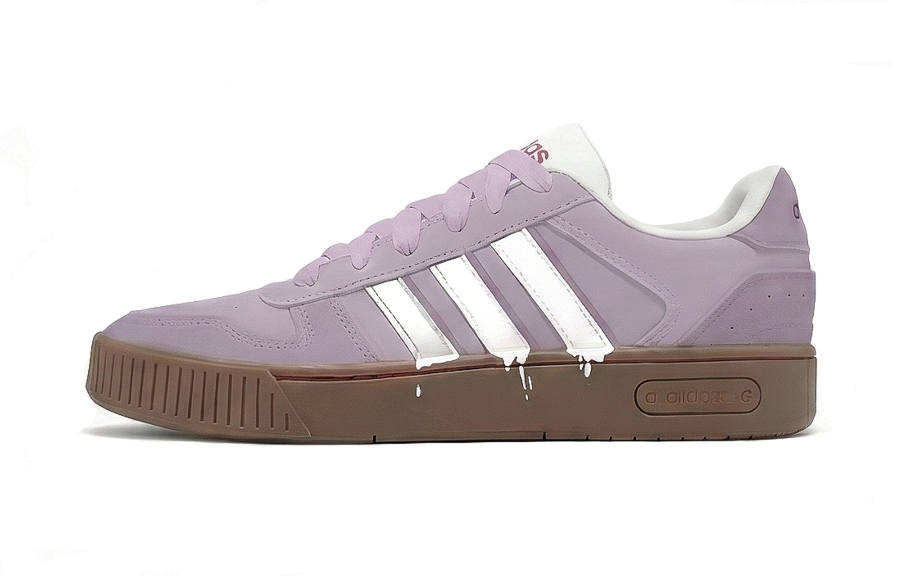 Adidas Adidas D PAD Skateboard Shoes Unisex Low Top Purple/Red/Brown/White
