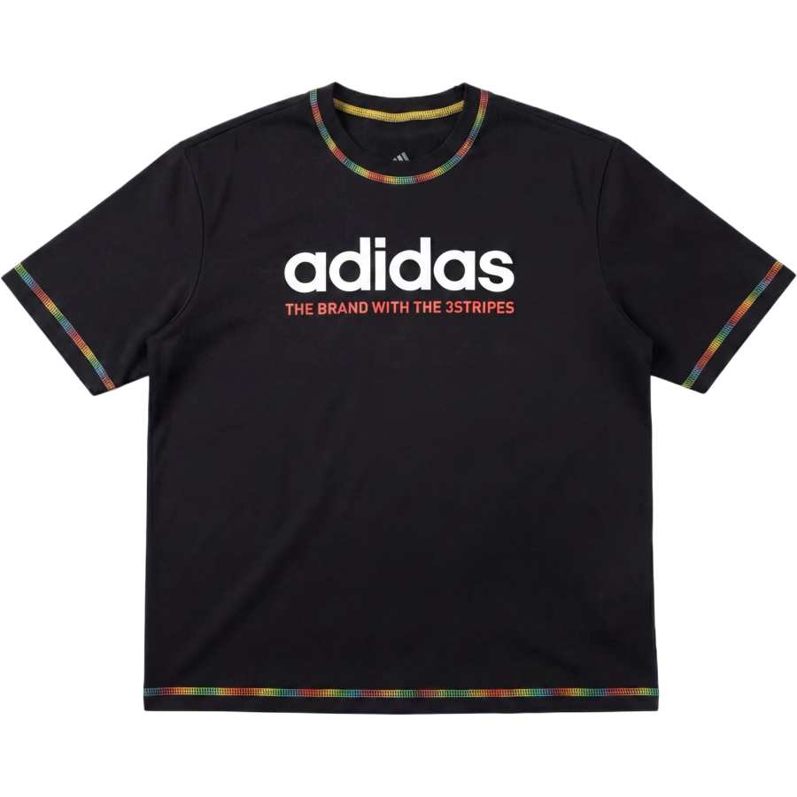 Adidas Adidas Sportswear T Shirts Unisex Black Crew Neck Moderate