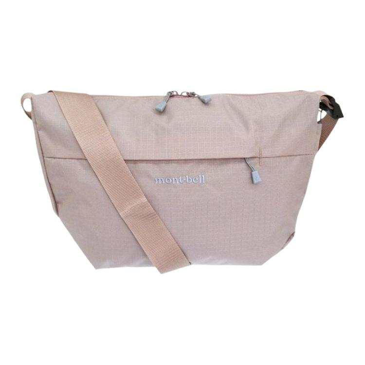 MONTBELL 420 Dan Ballistic® Nylon Tear Resistant Fabric Crossbody Bag, Shoulder Bag Small Women's Pink