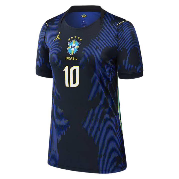Jordan Jordan Dri FIT Soccer Jerseys Women's Blue Crew Neck Moderate