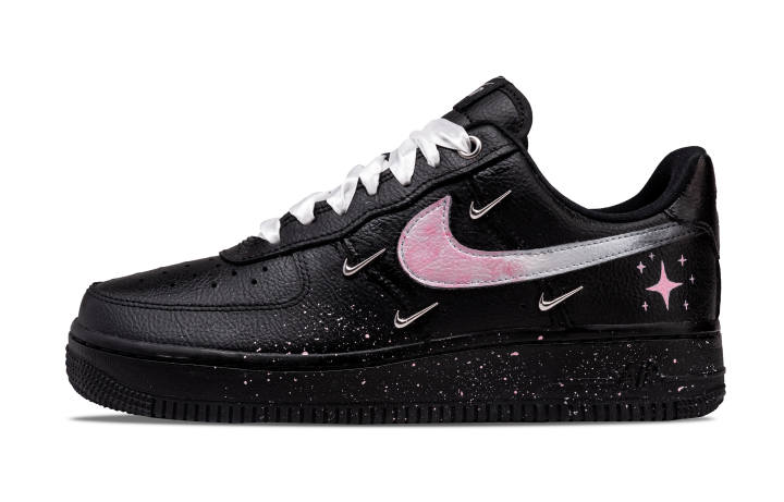 Nike Nike Air Force 1 Skateboard Shoes Women's Low Top Black & Pink