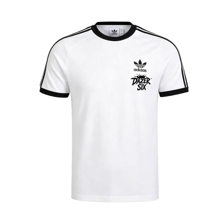 Adidas Adidas 3 Stripes T Shirts Unisex White Crew Neck Moderate Other