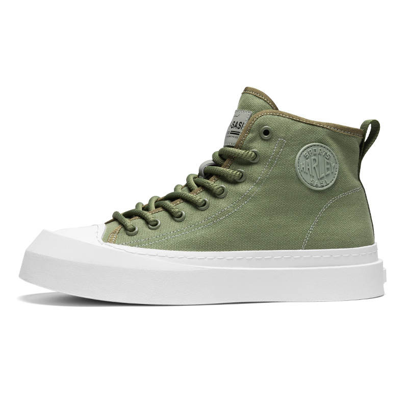 ENRICO COVERI Coverage Height Increasing Support Abrasion Resistant Breathable Slip Resistant High top Canvas Shoes