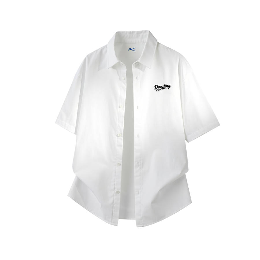 WARRIOR WARRIOR Shirts Unisex Lapel Thin Straight Fit
