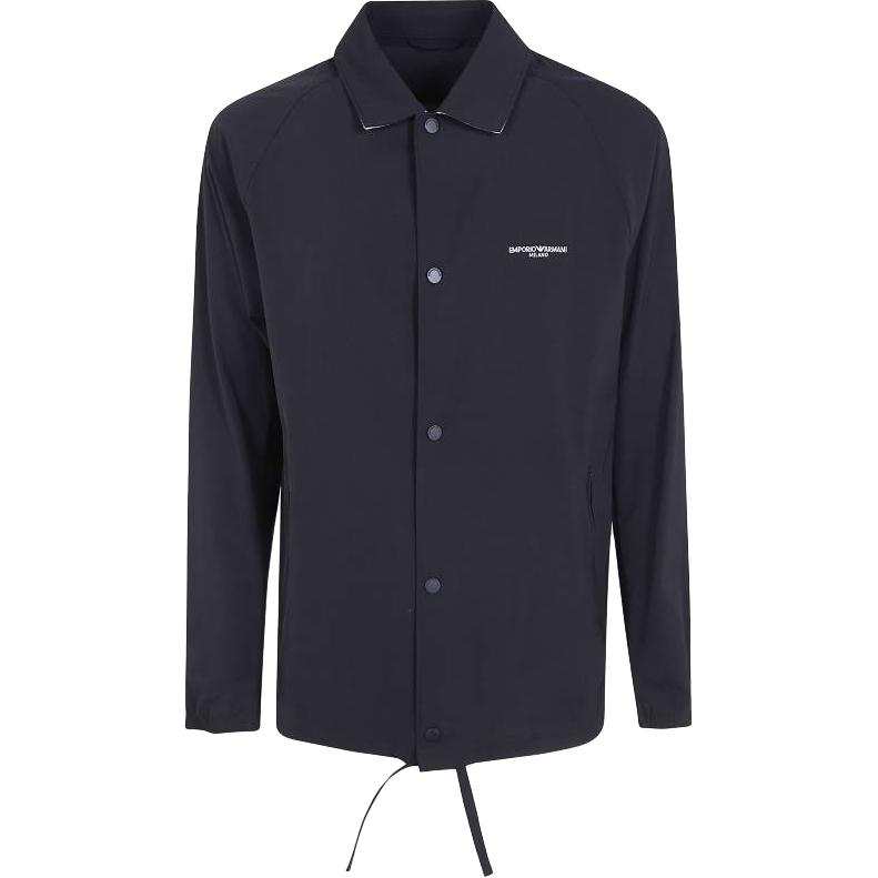 EMPORIO ARMANI Jackets Men's Black Lapel Moderate Other