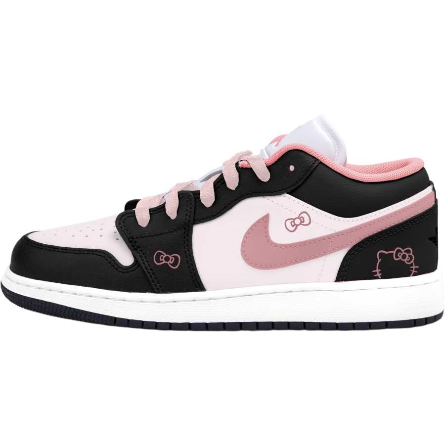Jordan Jordan Air Jordan 1 Low top Children's Basketball Shoes Pink Unisex