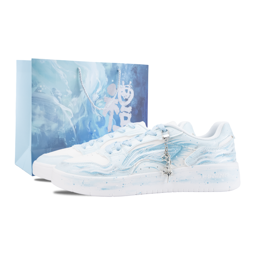 Li-Ning Li Ning Floating Boat Skateboard Shoes Men's Low Top Blue/White