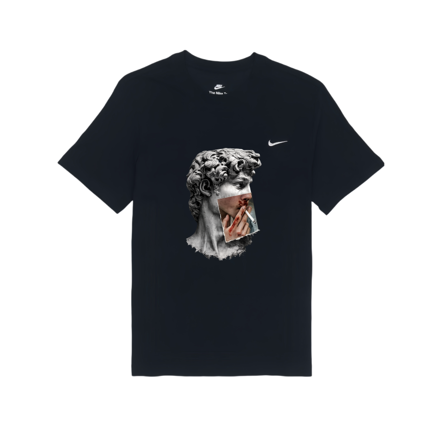 Nike Nike Sportswear T Shirts Unisex Black Crew Neck Moderate